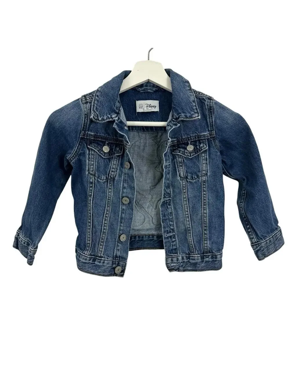 Gap × Disney Toddler Mickey Mouse Icon Denim Jacket Size 4